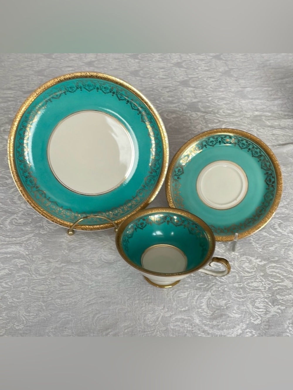 Eschenbach Bavaria Germany cup, Saucer, plate, three piece Chin…